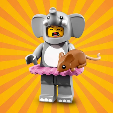 LEGO Minifigure-Elephant Girl-Collectible Minifigures / Series 18-COL18-1-Creative Brick Builders